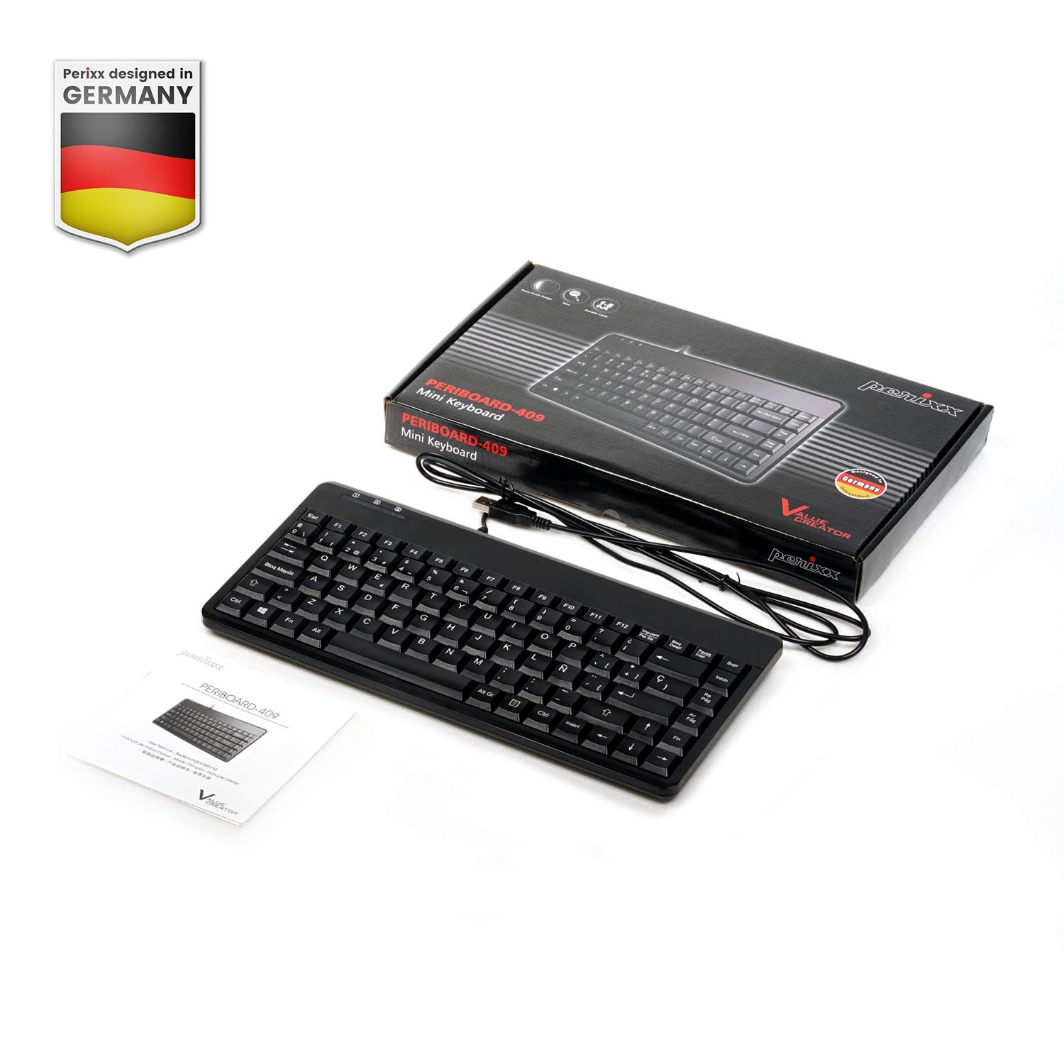 きーぼー Amazon | Perixx PERIBOARD-409U ES - ミニ USB Teclado - Negro